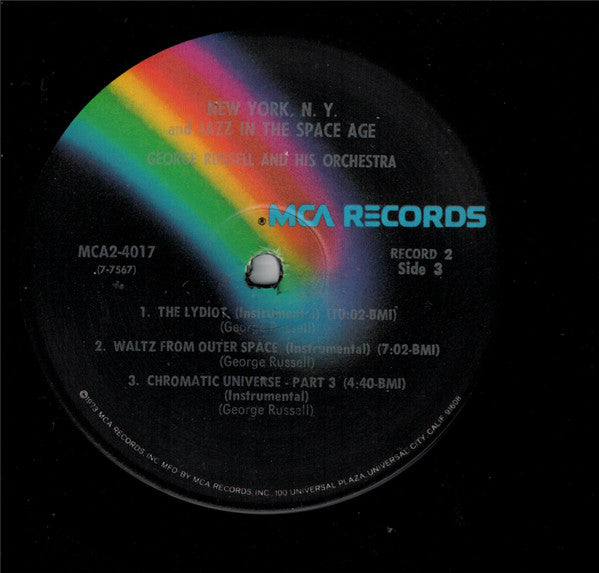 George Russell Orchestra - New York, N.Y. And Jazz In The Space Age (LP) [US] 1st (Very Good Plus (VG+))
