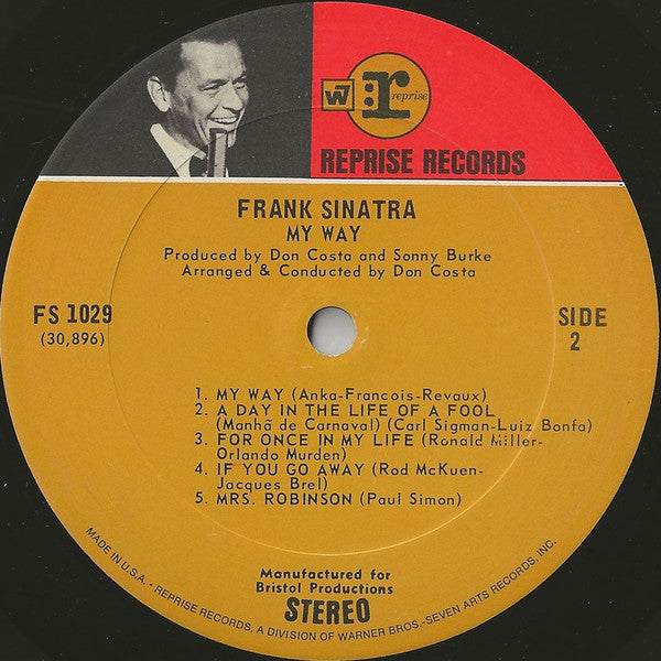 Frank Sinatra - My Way (LP) [US] 1st (Mint (M))