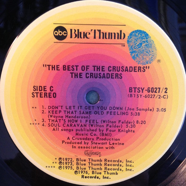 The Crusaders - The Best Of The Crusaders (LP) [US] 1st