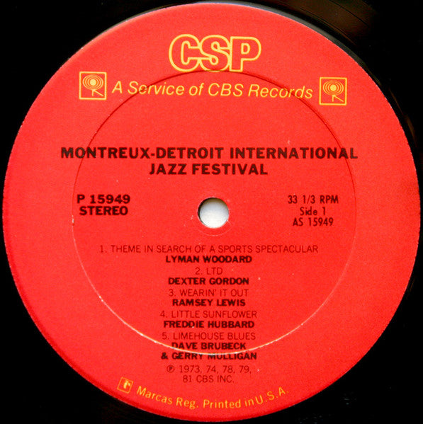 Various - Montreux-Detroit International Jazz Festival (LP) [US] (Mint (M))
