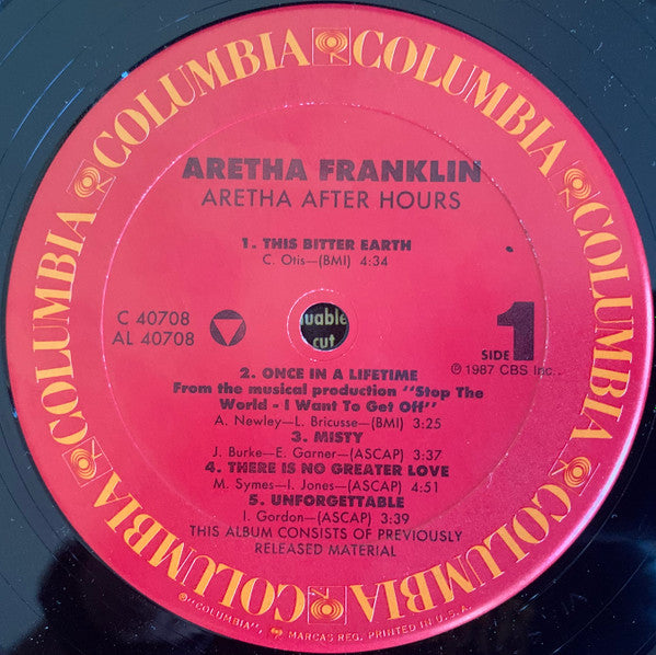Aretha Franklin - After Hours (1987 Reissue)