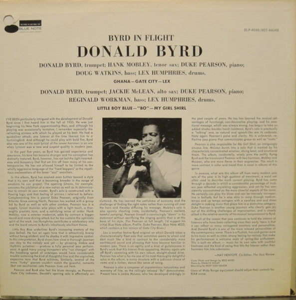 Donald Byrd - Byrd In Flight (LP) [US] 1975 RP (Very Good Plus (VG+))