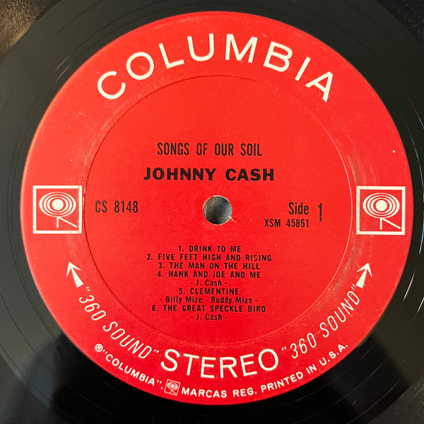 Johnny Cash - Songs Of Our Soil (1965 Press)