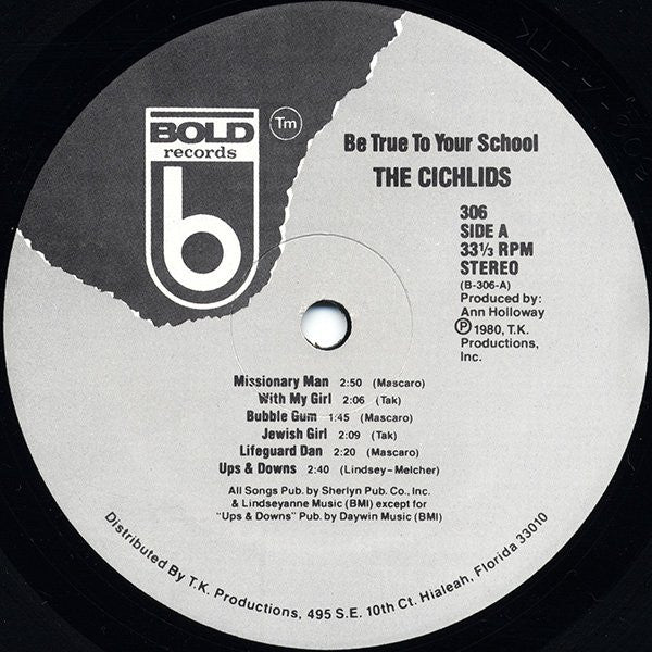 The Cichlids - Be True To Your School (1980 STEREO)