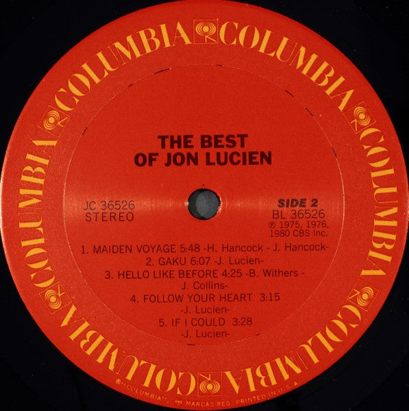 Jon Lucien - The Best Of (LP) [US] (Near Mint (NM or M-))