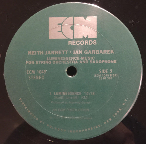 Keith Jarrett - Luminessence (LP) [US] 1st (Near Mint (NM or M-))