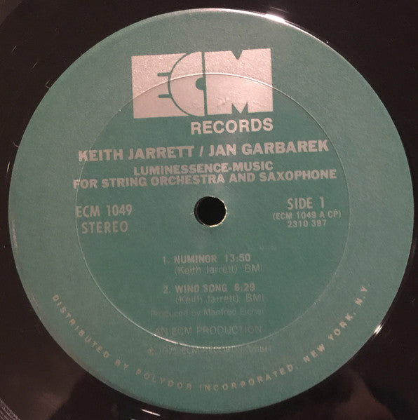 Keith Jarrett - Luminessence (LP) [US] 1st (Near Mint (NM or M-))