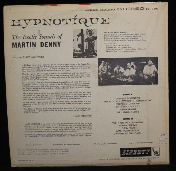 Martin Denny - Hypnotique (1959 STEREO)