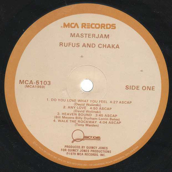Rufus & Chaka Khan - Masterjam (1979 US STEREO)
