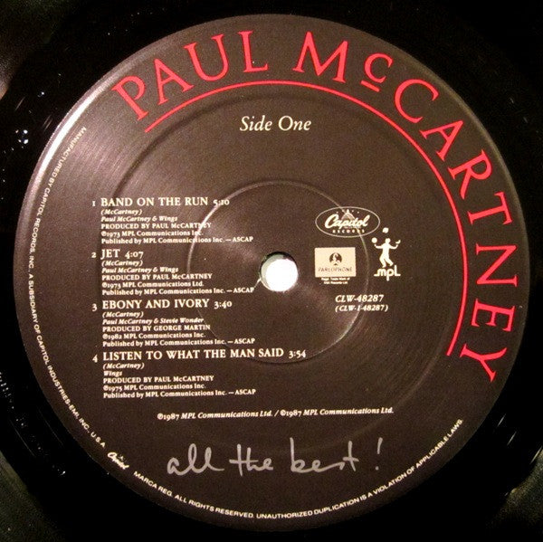 Paul McCartney - All The Best ! (LP) [US] 1st