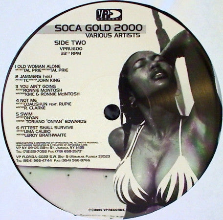 Various - Soca Gold 2000 (LP) [US] 1st (Very Good Plus (VG+))