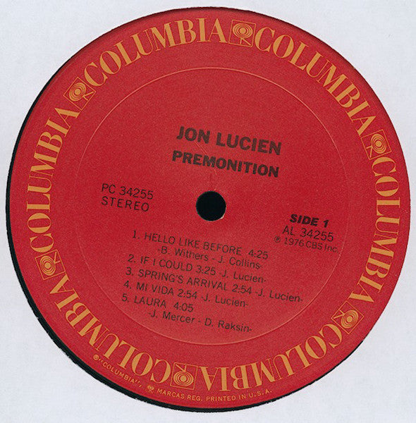Jon Lucien - Premonition