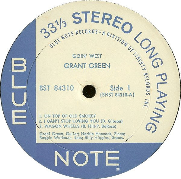 Grant Green - Goin' West (LP) [US] 1st