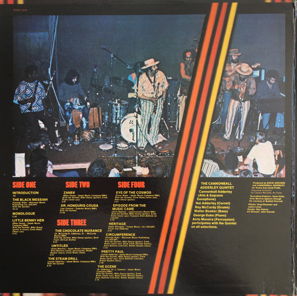 Cannonball Adderley - The Black Messiah (LP) [US] 1972 RP (Good Plus (G+))