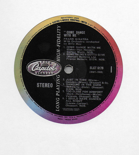 Frank Sinatra - Come Dance With Me! (1959 UK Press)