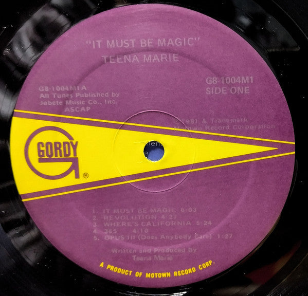 Teena Marie - It Must Be Magic (LP) [US] 1st