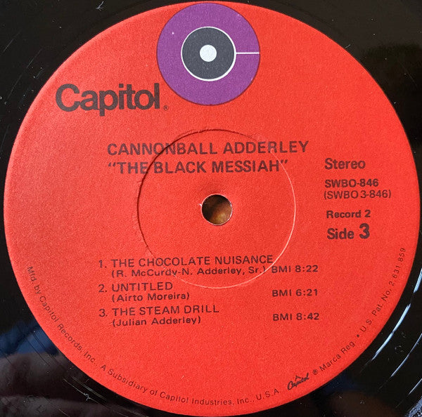 Cannonball Adderley - The Black Messiah (LP) [US] 1972 RP (Good Plus (G+))