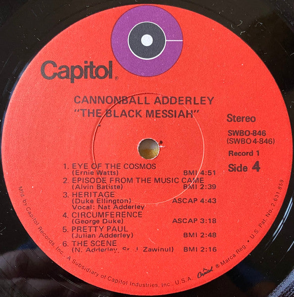 Cannonball Adderley - The Black Messiah (LP) [US] 1972 RP (Good Plus (G+))
