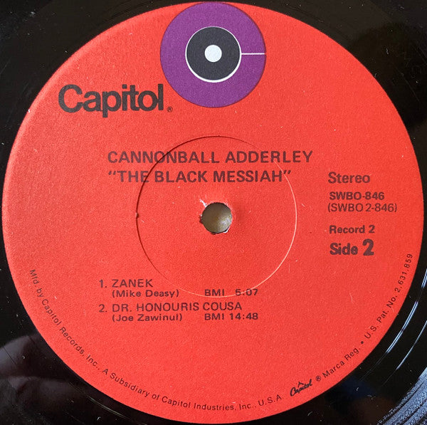 Cannonball Adderley - The Black Messiah (LP) [US] 1972 RP (Good Plus (G+))