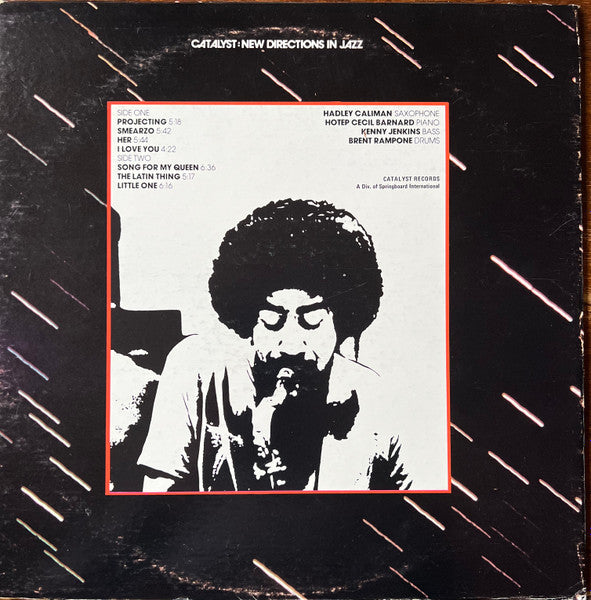 Hadley Caliman - Projecting (1976 PROMO)