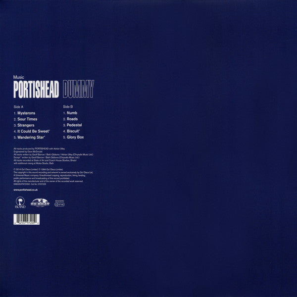Portishead - Dummy (LP) [Europe] RP (Mint (M))