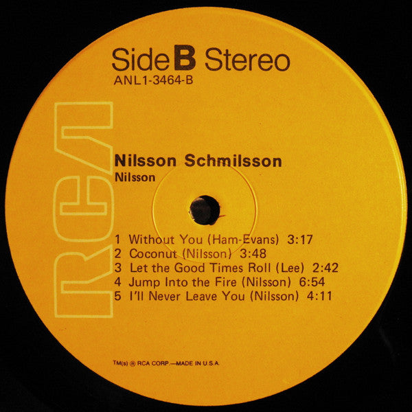 Harry Nilsson - Nilsson Schmilsson (LP) [US] 1979 RP (Mint (M))