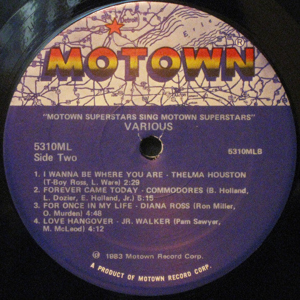 Various - Motown Superstars Sing Motown Superstars (LP) [US] 1st