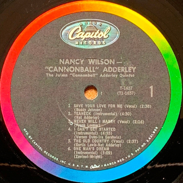 Nancy Wilson - Nancy Wilson / Cannonball Adderley (1967 MONO)
