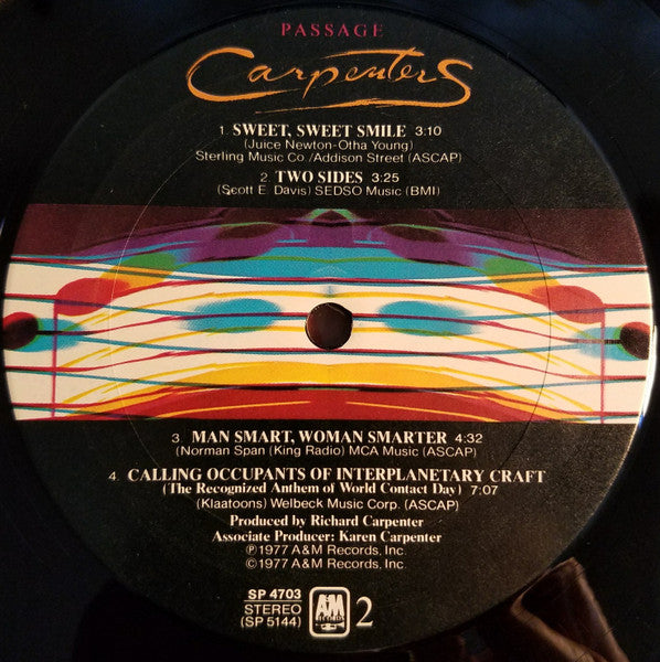 Carpenters - Passage (LP) [US] 1982 RP