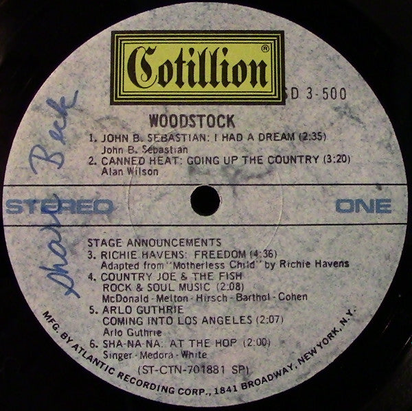 Various - Woodstock - Music From The Original Soundtrack And More (3xLP 1970 Press)