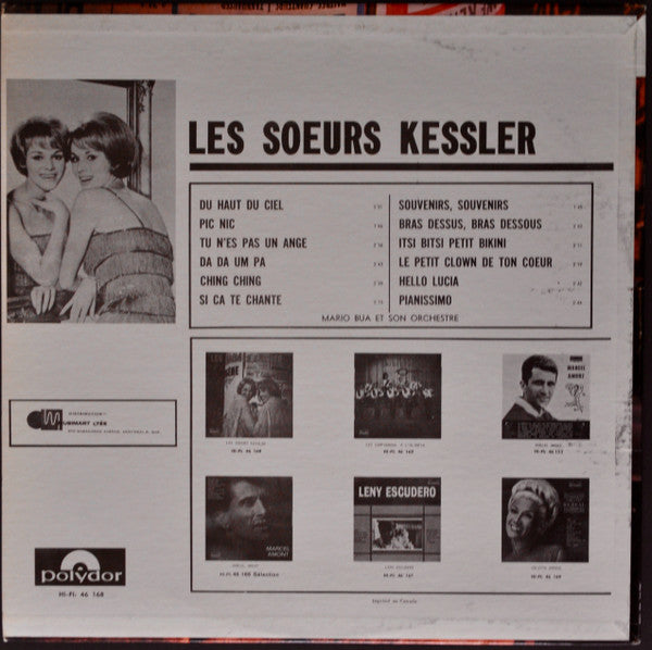 Alice & Ellen Kessler - Les Soeurs Kessler (LP) [Canada] (Very Good Plus (VG+))
