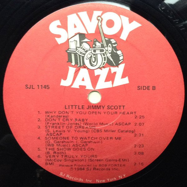 Jimmy Scott - Little Jimmy Scott (LP) [US] 1984 RP (Very Good Plus (VG+))