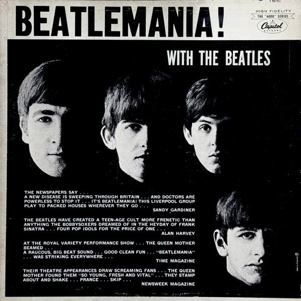 The Beatles - Beatlemania! With The Beatles (LP) [Canada] 1st