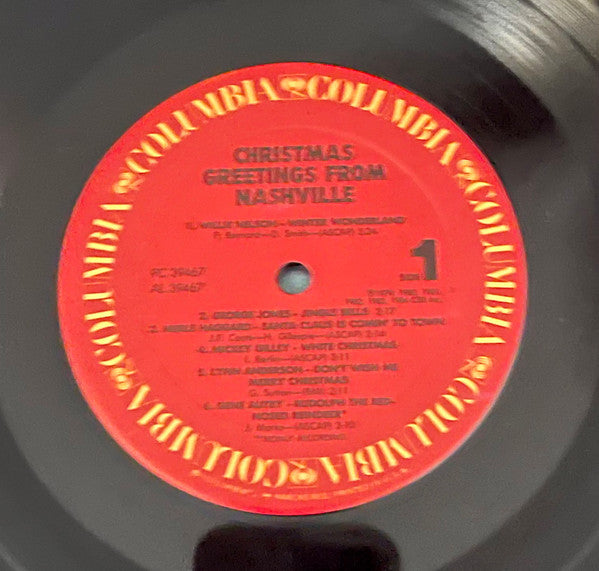 Various - Christmas Greetings From Nashville (LP) [US] 1st (Mint (M))