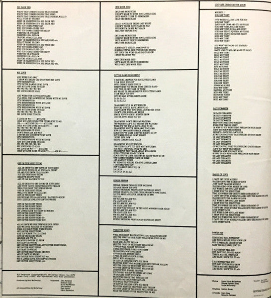 Wings - Red Rose Speedway