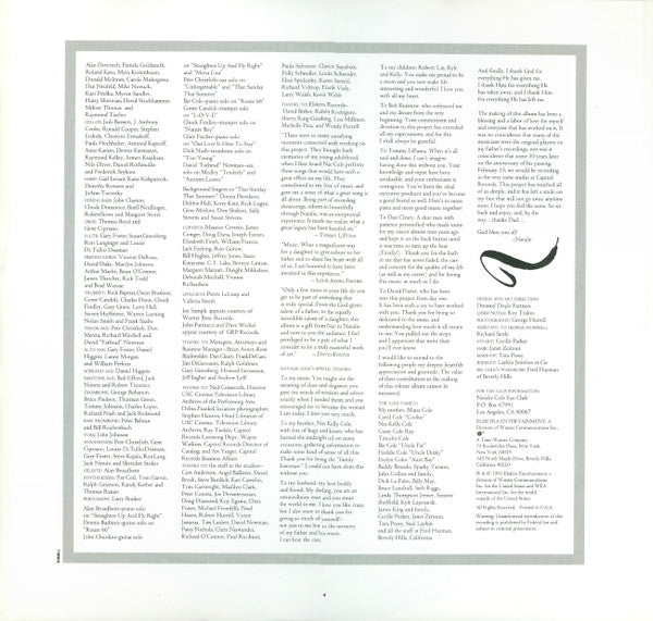 Natalie Cole - Unforgettable With Love (LP) [US] 1st (Near Mint (NM or M-))