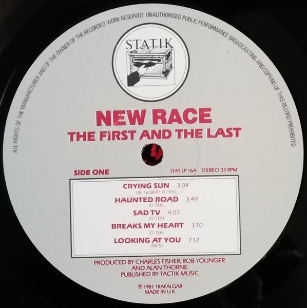 New Race - The First And The Last (LP) [UK] 1st (Very Good Plus (VG+))