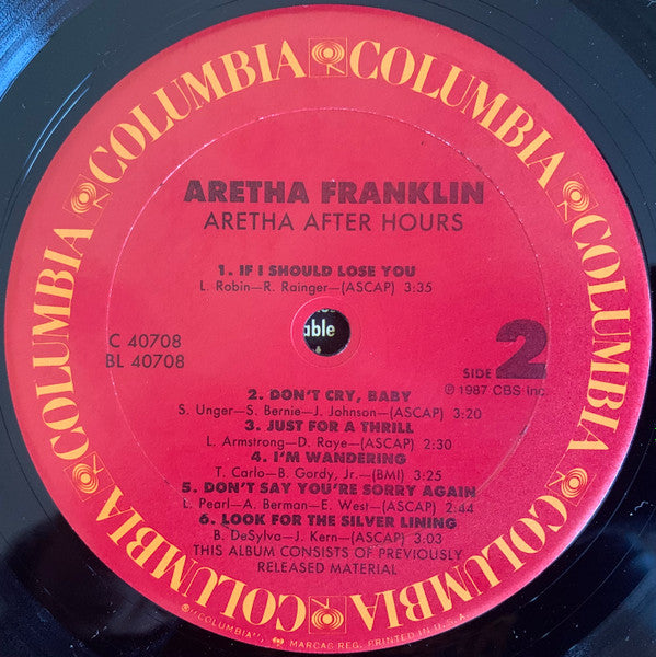 Aretha Franklin - After Hours (1987 Reissue)