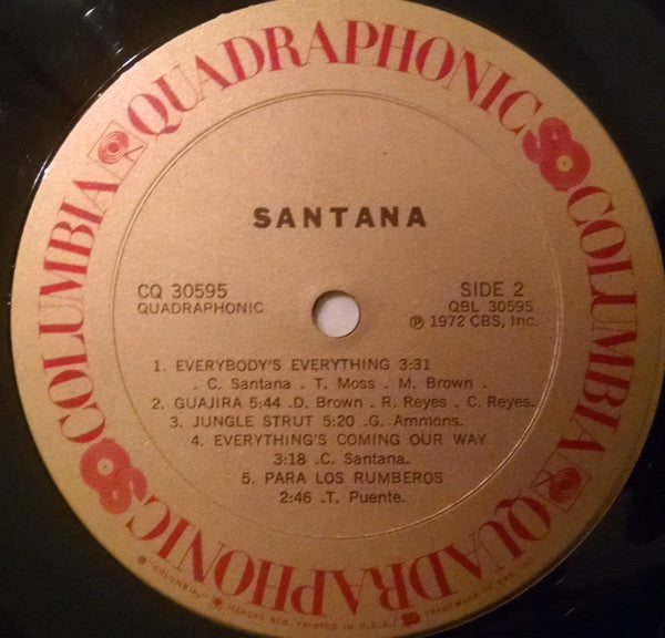 Santana - Santana III (1972 Quad)