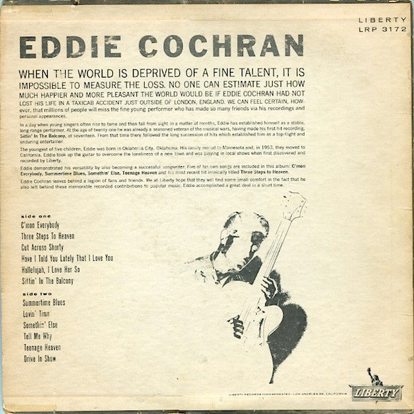 Eddie Cochran - Eddie Cochran (1960 US Press)