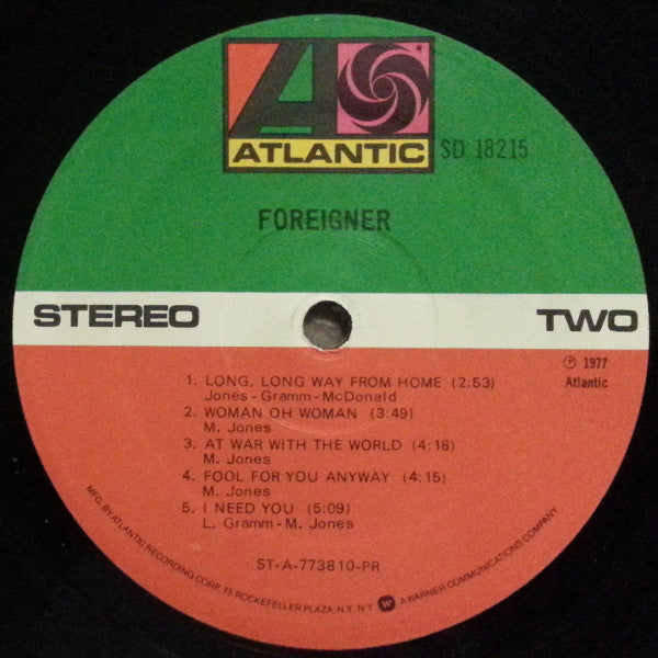 Foreigner - Foreigner (1977 STEREO)