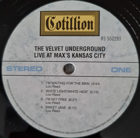 The Velvet Underground - Live At Max's Kansas City (2016 RE)