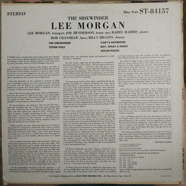 Lee Morgan - The Sidewinder (1964 STEREO)
