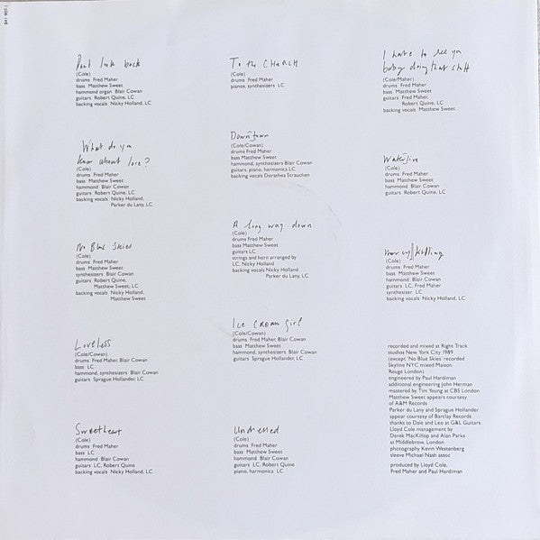 Lloyd Cole - Lloyd Cole (LP) [Spain] 1st (Very Good Plus (VG+))