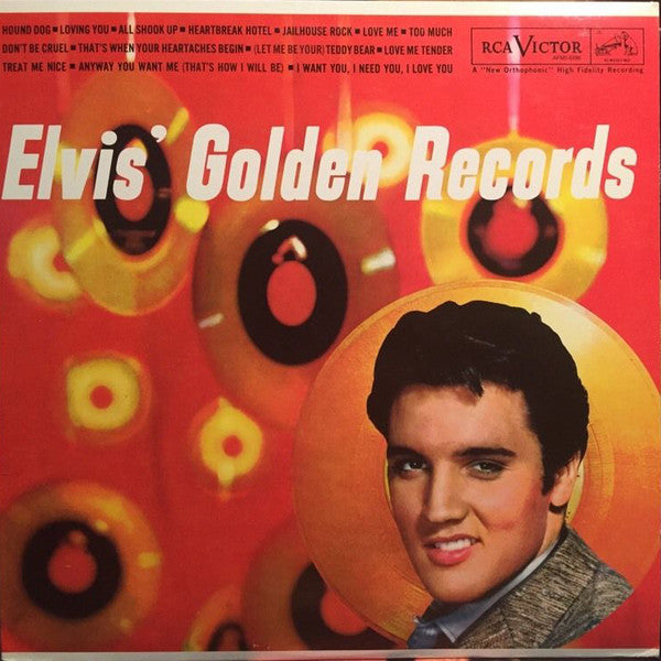 Elvis Presley - Elvis' Golden Records (LP) [US] 1984 RP (Mint (M))