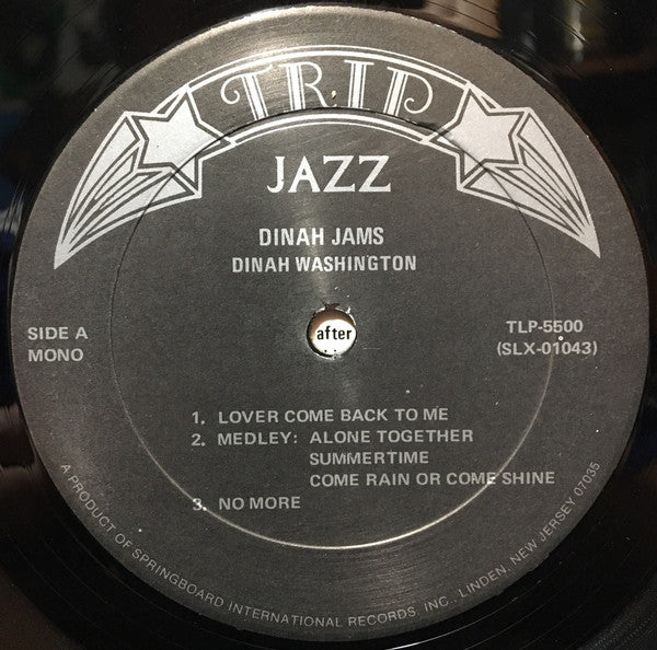 Dinah Washington - Dinah Jams (LP) [US] 1974 RP