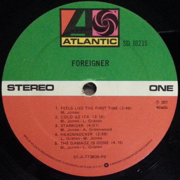 Foreigner - Foreigner (1977 STEREO)