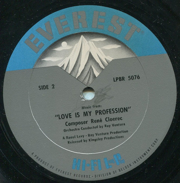 René Cloerec - Love Is My Profession / Where The Hot Wind Blows (LP) [US] 1st (Very Good (VG))
