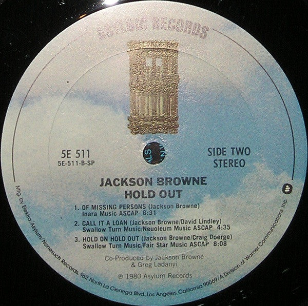Jackson Browne - Hold Out