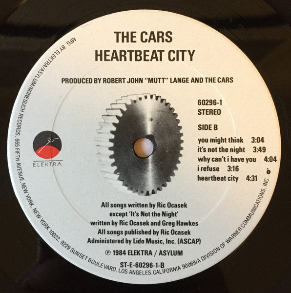 The Cars - Heartbeat City (1984 US Press)